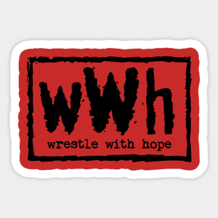 WWH Black Sticker